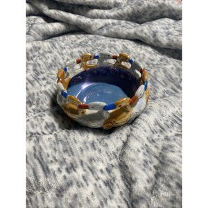 1930s  Lusterware Duck Dish, Hand-painted, SEIEI & Co., Made in Japan